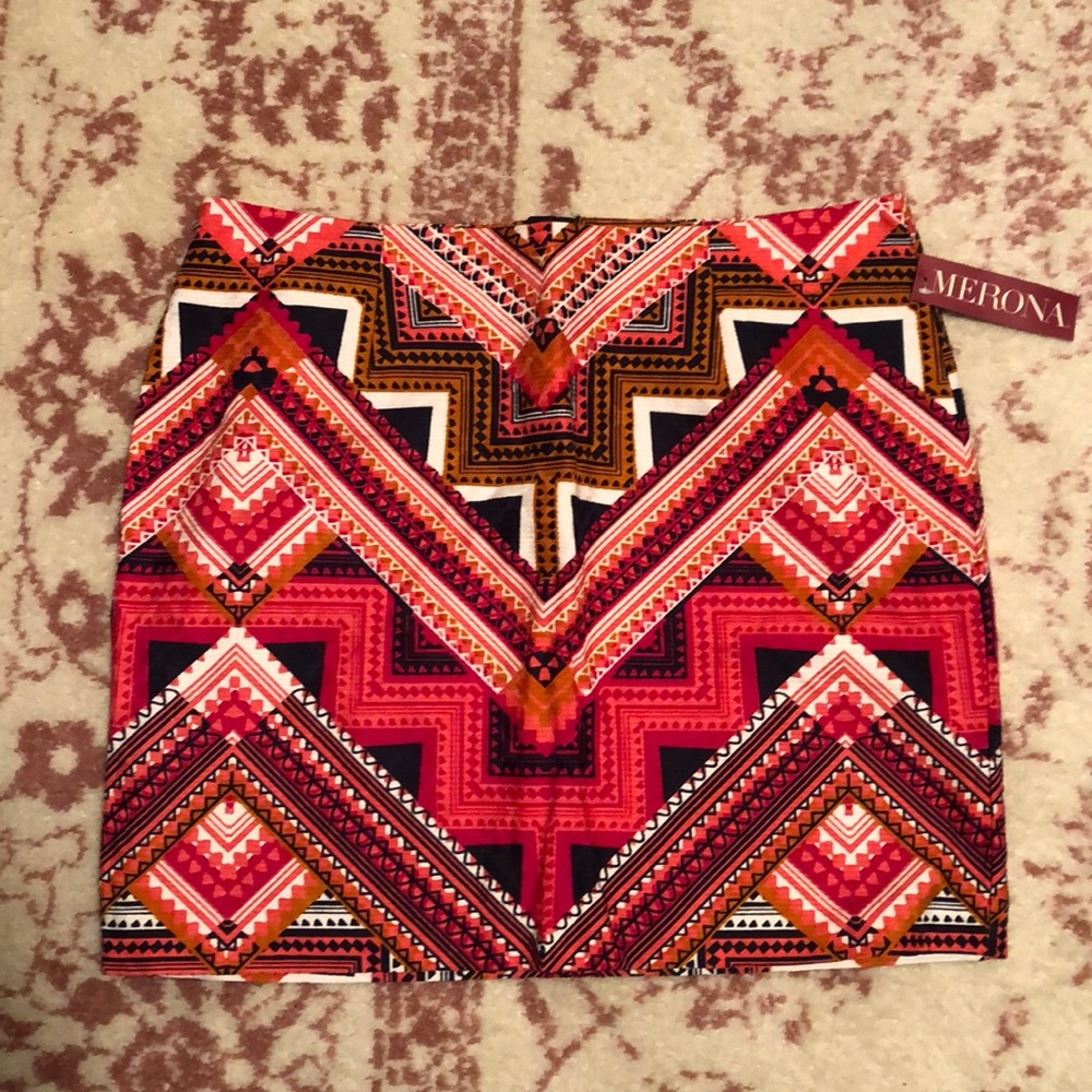 Target 🎯 Marona | Tribal Print Skirt with Pockets